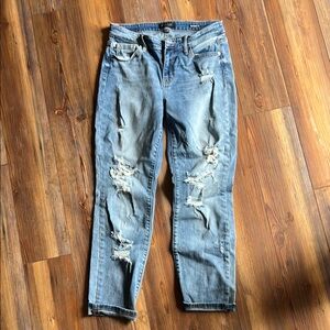 Distressed Denim Jeans